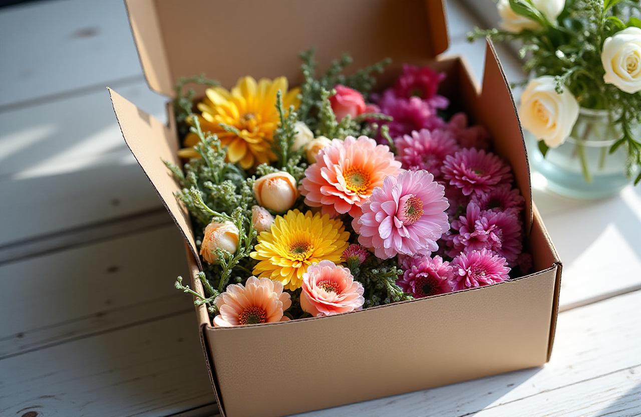 季節の花定期便ボックス